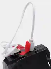 Фонарь налобный аккумуляторный, светодиодный, с zoom