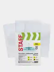Папки-файлы перфорированные А4 STAFF "Clear", КОМПЛЕКТ 100 шт., гладкие, 25 мкм, 228504