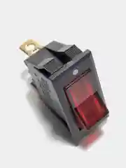 Переключатель клавишный с подсветкой 220в KCD3-101N-B11 красный