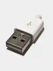 10 штук Штекер USB в корпусе белый разъем юсб на кабель