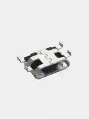 10 штук Гнездо micro-USB 5конт (среднее широкое крепление, 4 крепежа)