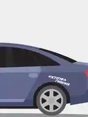 Белый наклейка на автомобиль "эстетика гниения"