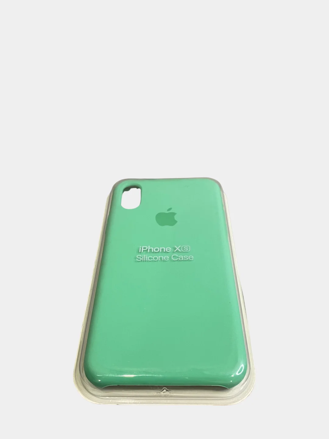 Бирюзовый чехол Apple Sillicone Case для iPhone XS