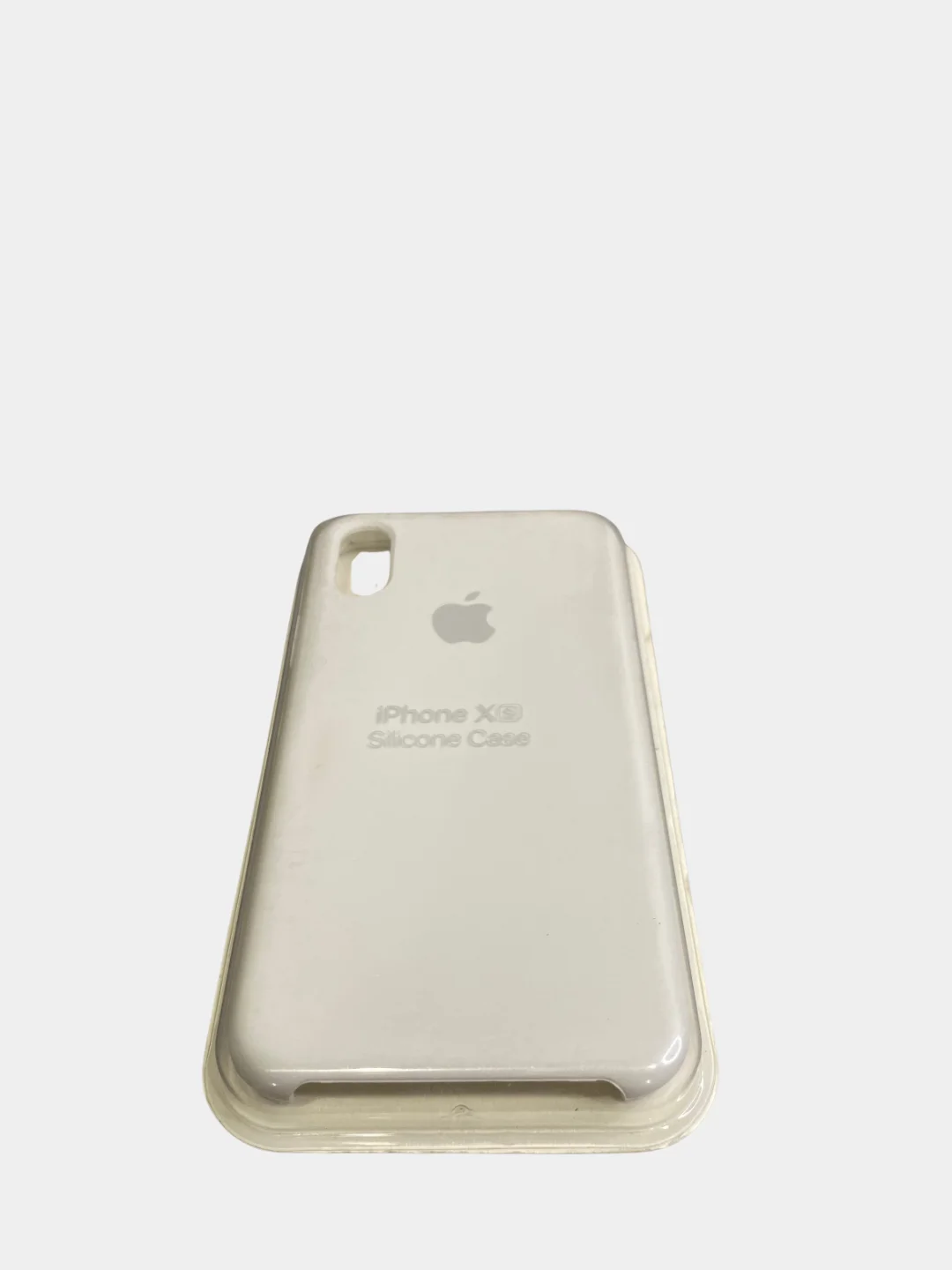 Белый чехол Apple Sillicone Case для iPhone XS