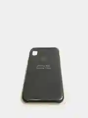 Черный чехол Apple Sillicone Case для iPhone XS