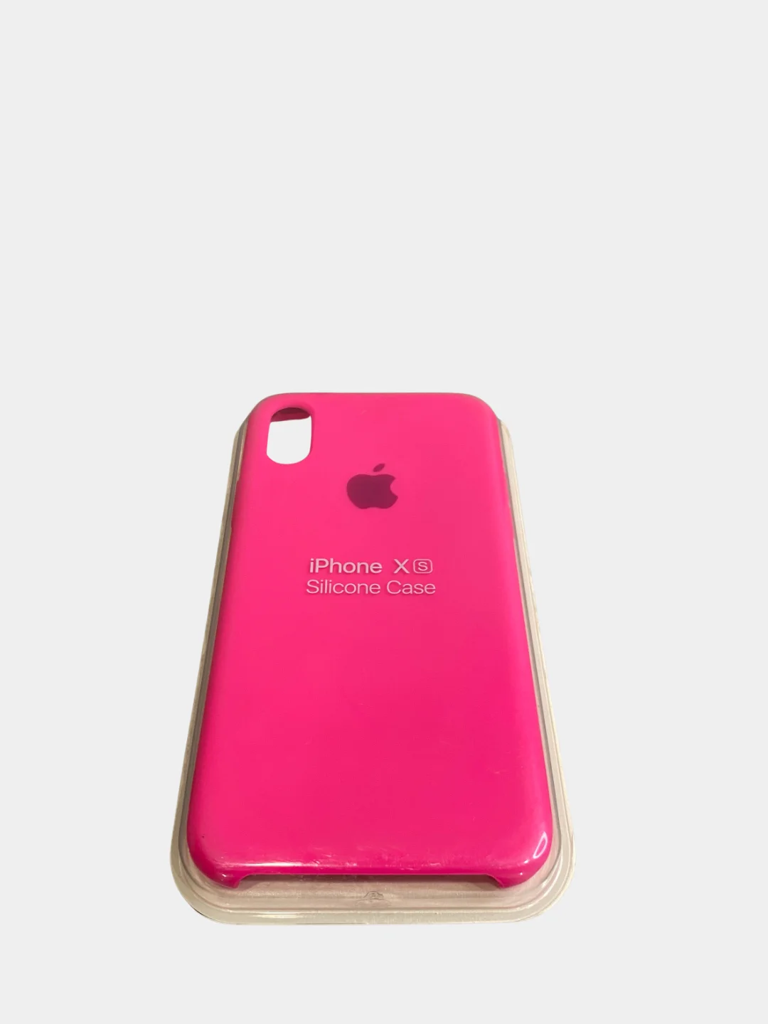 Фуксия чехол Apple Sillicone Case для iPhone XS