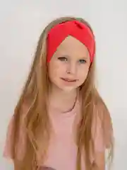Коралловый повязка на голову детская
