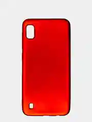 Красный чехол Samsung Galaxy A10, Самсунг Галакси А10 силиконовый матовый металлик