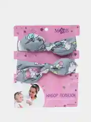 Набор повязок на голову для мамы и дочки, 2 шт.