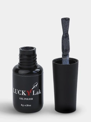 Гель лак для ногтей LuckyLak Flash 11, 8g с блестками шиммером для маникюра и педикюра