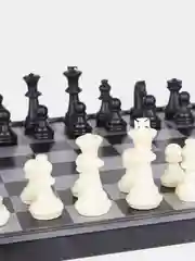 Набор игр 3 в 1 - магнитные шашки, шахматы и нарды, 32х32 см