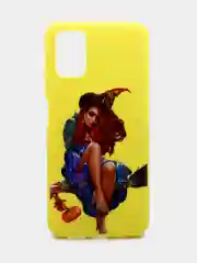 Коралловый меланж чехол силиконовый с принтом Xiaomi Poco M3