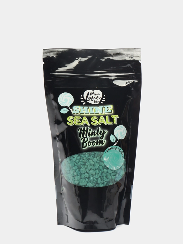 Соль-шиммер для ванны MINTY BOOM с ароматом мятной жвачки, 250 гр