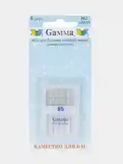 Иглы для швейных машин "Gamma" NU № 85 универсальные 5 шт в блистере