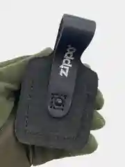 Чехол для зажигалки Zippo, петля, кожа Черный (LPTBK), чехол зиппо на петле
