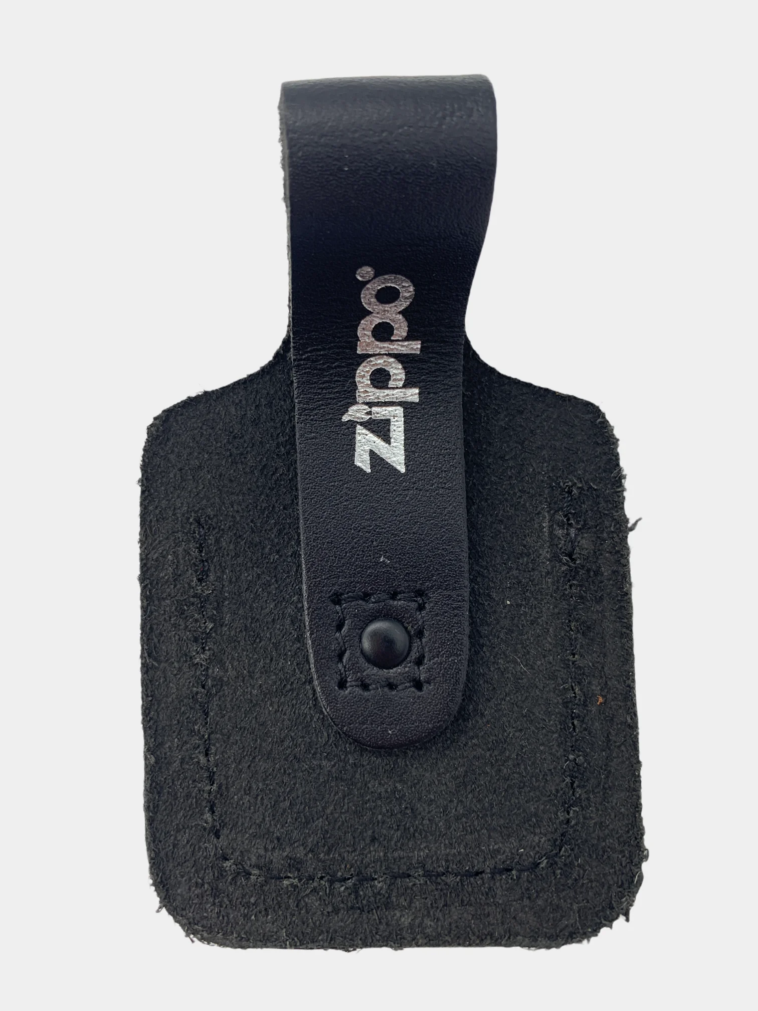 Чехол для зажигалки Zippo, петля, кожа Черный (LPTBK), чехол зиппо на петле