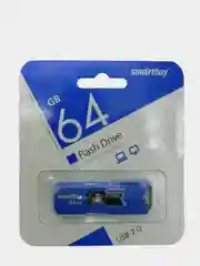 Синий флешка 8, 16, 32, 64 или 128 Гб USB SmartBuy Stream