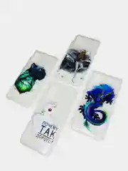 Чехол Samsung Galaxy A41, Самсунг Галакси А41 прозрачный силиконовый с рисунком