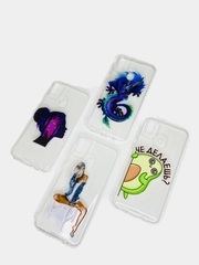 Чехол Samsung Galaxy M21 / M30s, Галакси М21 / М30с прозрачный силиконовый с рисунком