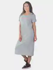 Платье женское dont fuss КП1422П4 серый меланж