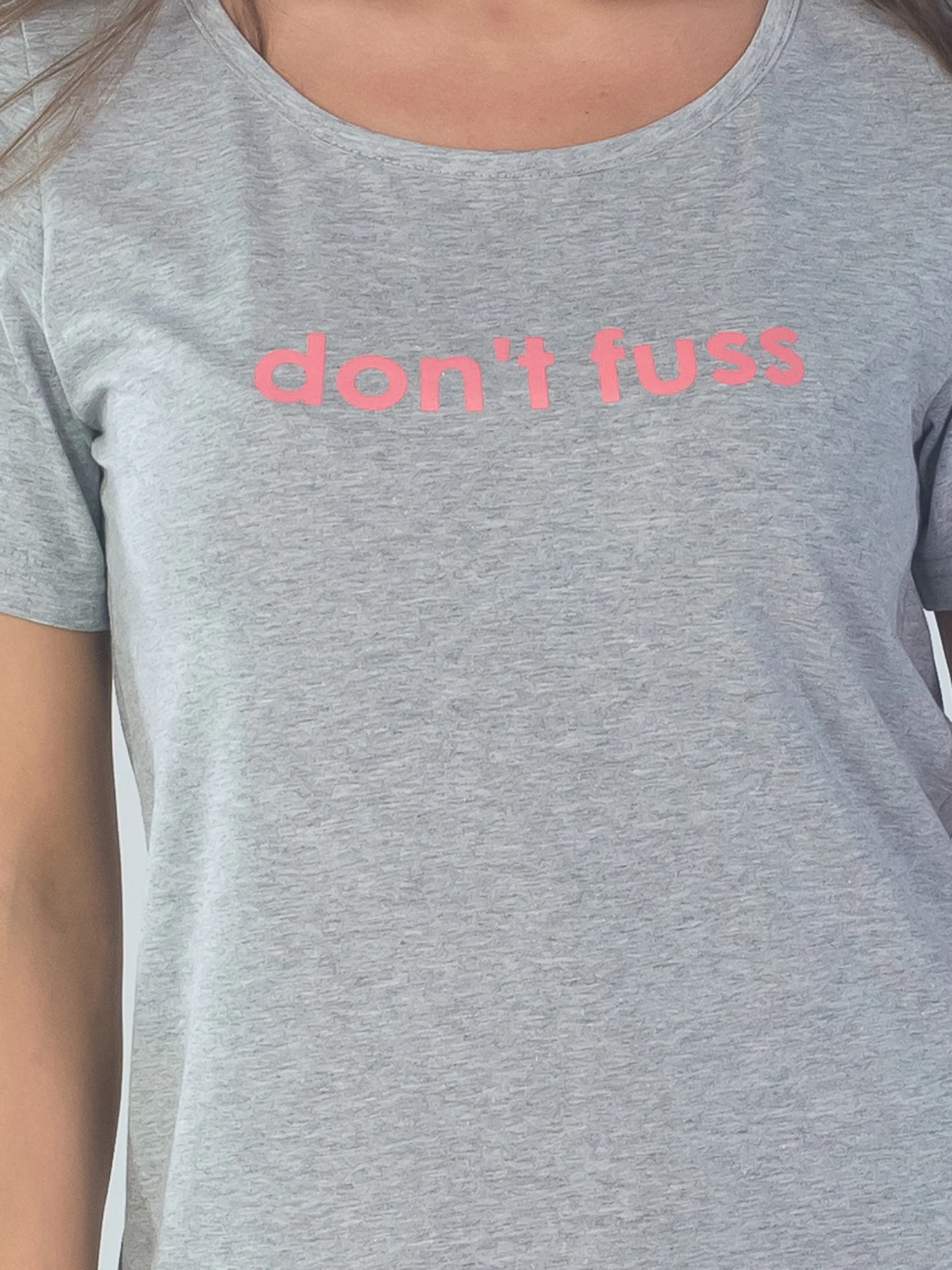 Платье женское dont fuss КП1422П4 серый меланж