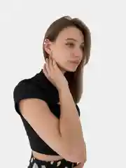 Серьга кафф с жемчугами
