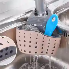 Лесной зеленый держатель губки для посуды и мыла/корзина органайзер