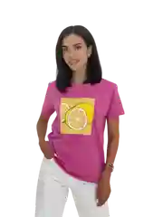 Фуксия футболка Lemon