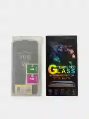 Защитное бронь стекло 30D для Iphone 12 Pro Max. Черное