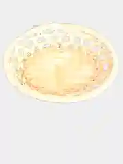 Корзинка соломенная овальная светлая 17*14*4 см Ручная работа