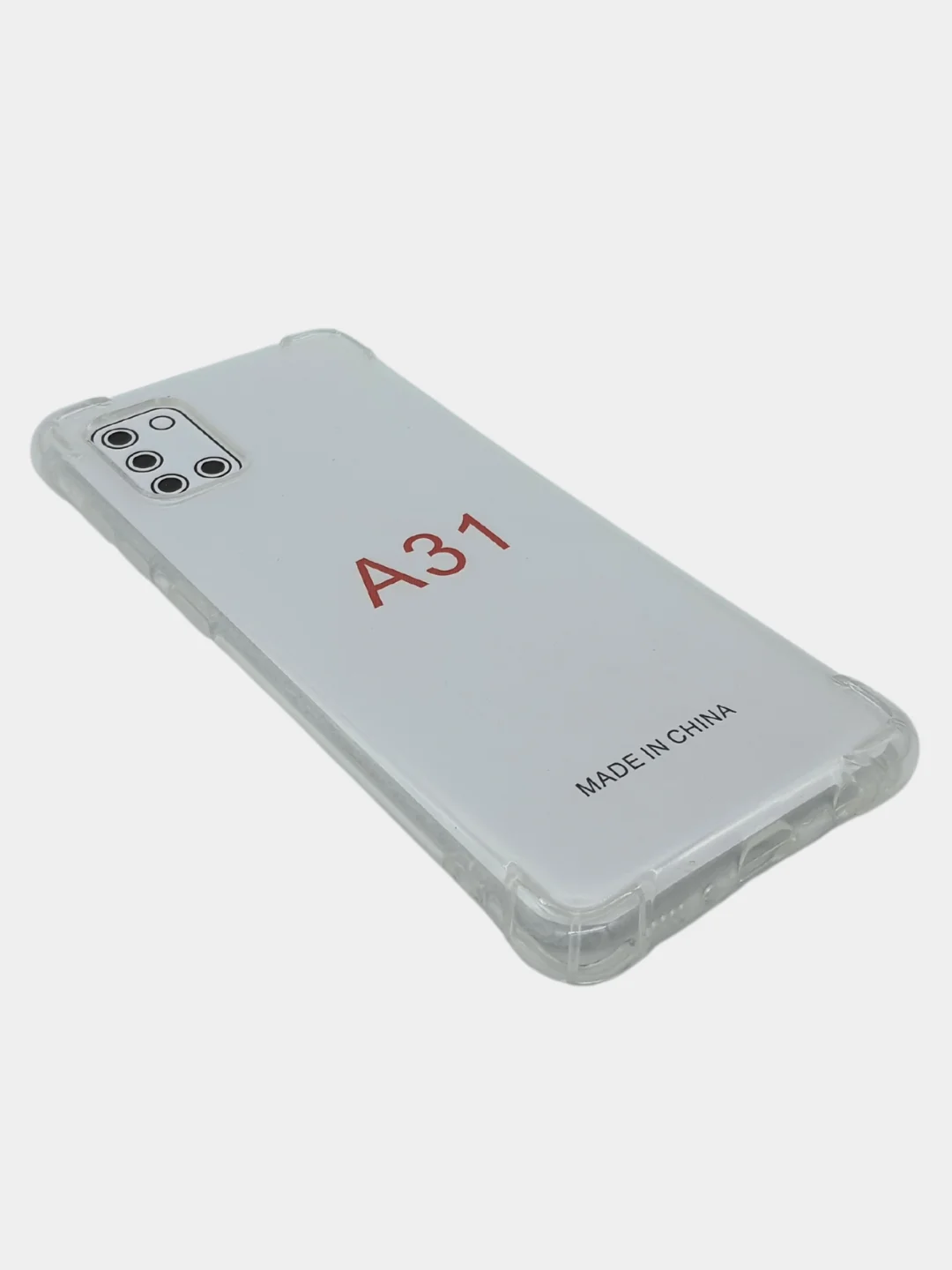 Противоударный чехол для Samsung A31, M21/M30s, A41, A01, A21, A21s, A20 прозрачный