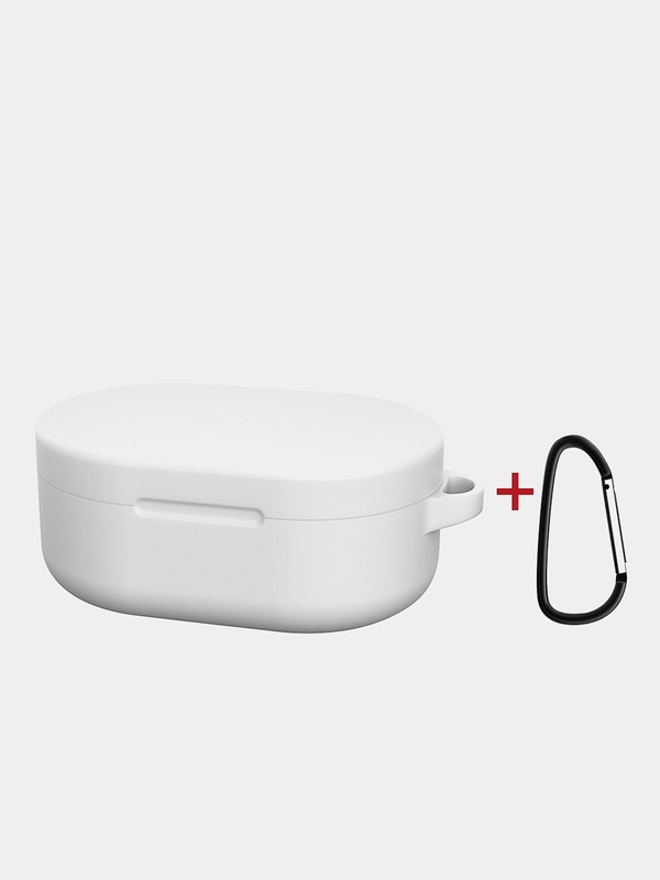 Чехол для наушников Xiaomi Airdots силиконовый+карабин