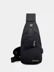 Черный мужская сумка через плечо, молодежная, подростковая, USB-кабель, 3 цвета