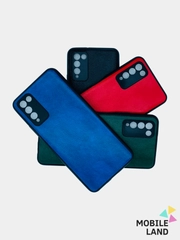Чехол Honor 10X Lite силиконовый, имитация кожи
