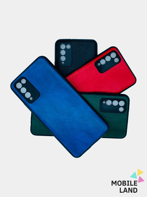 Чехол Honor 10X Lite силиконовый, имитация кожи
