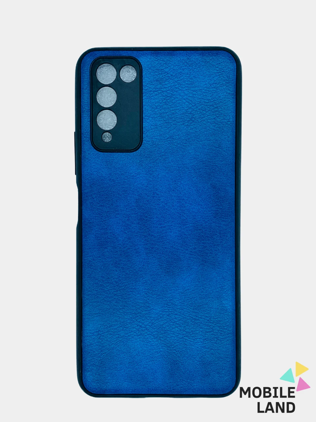 Зеленый чехол Honor 10X Lite силиконовый, имитация кожи