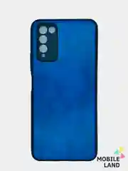 Зеленый чехол Honor 10X Lite силиконовый, имитация кожи