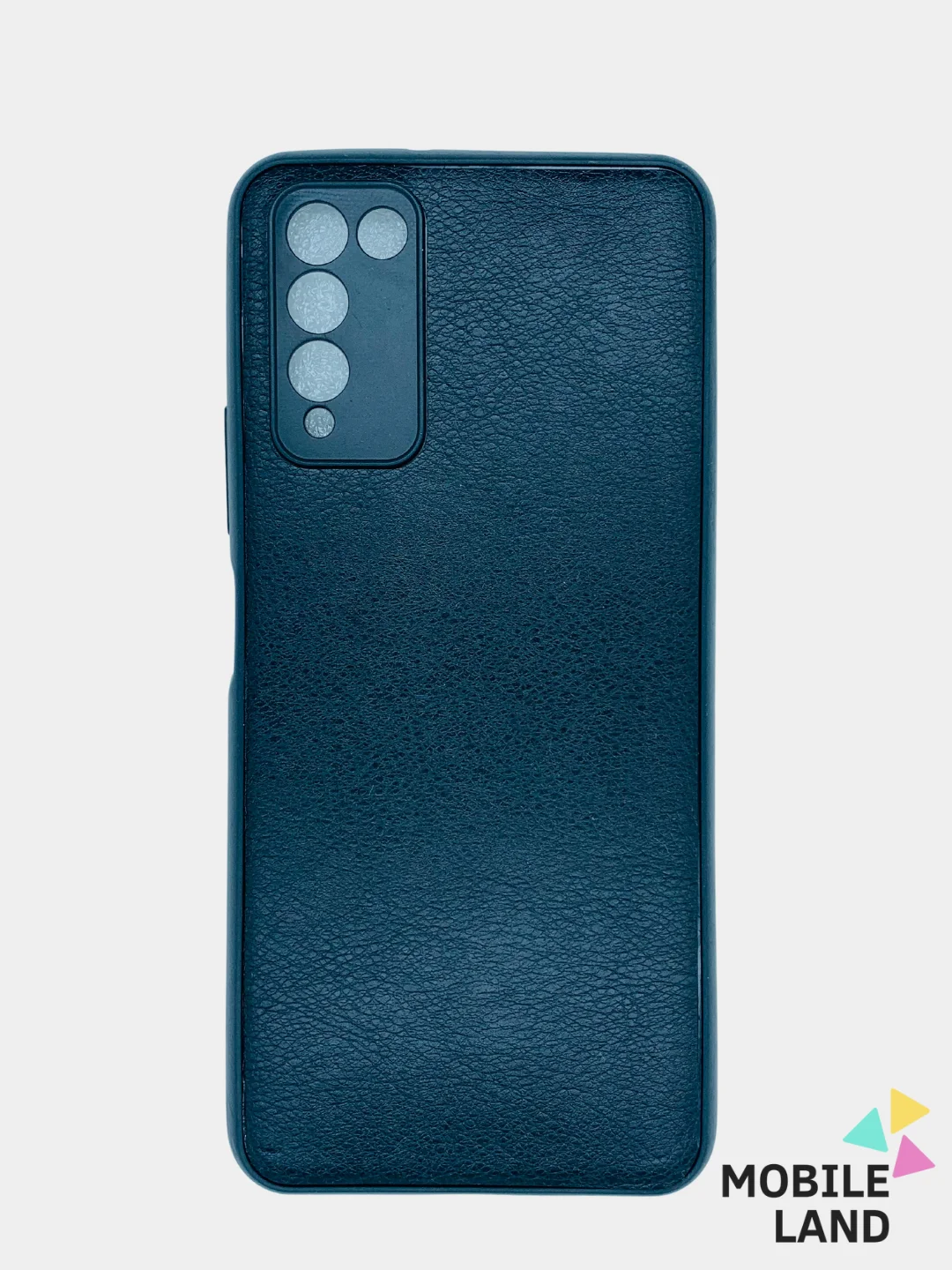 Зеленый чехол Honor 10X Lite силиконовый, имитация кожи