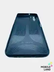 Зеленый чехол Honor 10X Lite силиконовый, имитация кожи