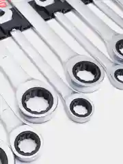 Ключ гаечный комбинированный трещоточный AVS, все размеры