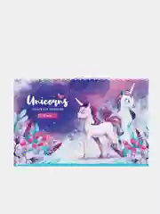 Пурпурный альбом для рисования А4, 20л., "Magic world", на скрепке