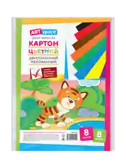Картон цветной двусторонний A4, ArtSpace