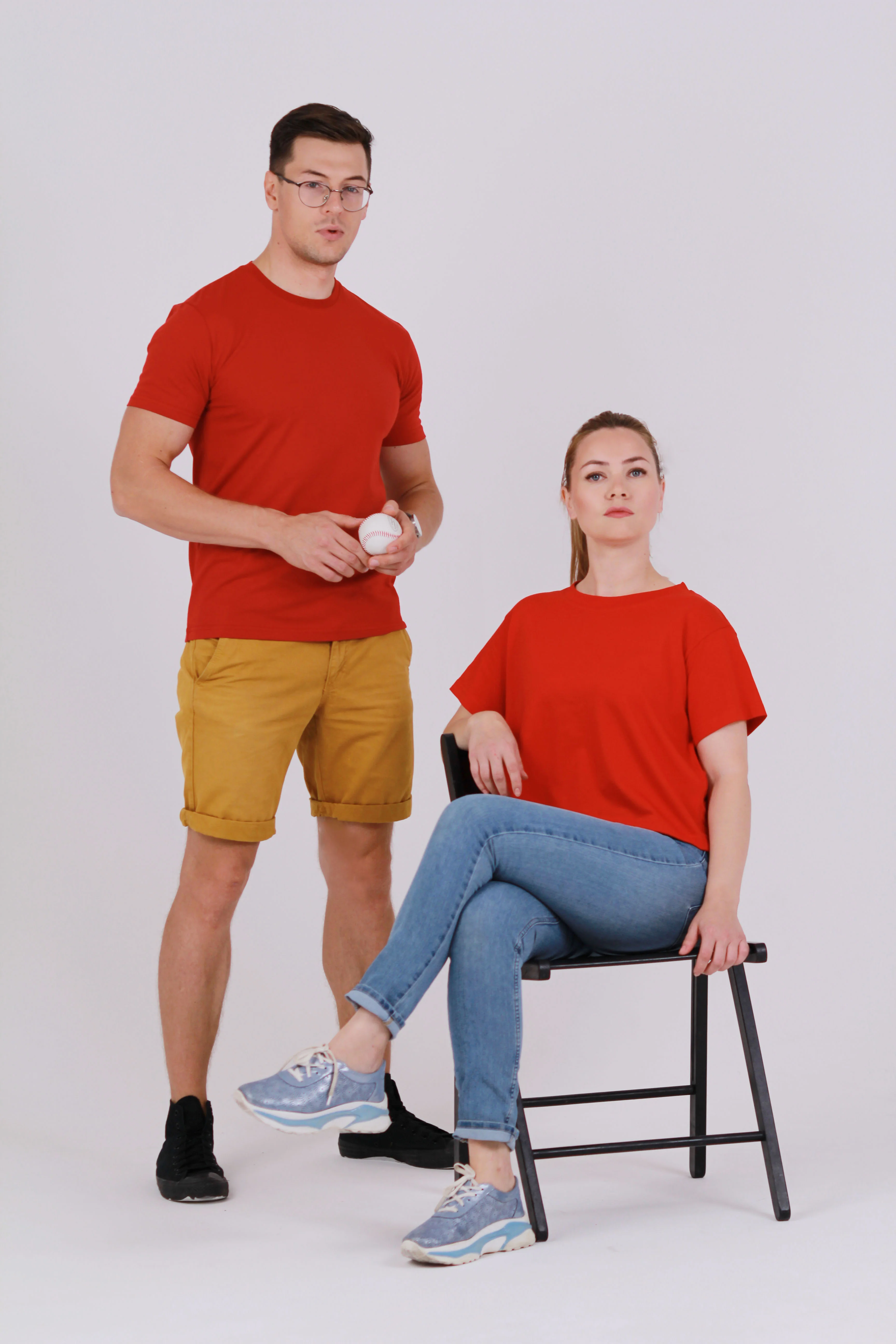 Мужская футболка, 100% хлопок, 9 расцветок
