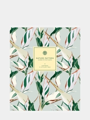 Тетрадь 48 листов, "Nature pattern", клетка, матовая ламинация