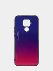 Багровый чехол противоударный, двухкомпонентный, на Huawei Mate 30 lite и Nova 5 I pro