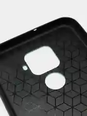 Багровый чехол противоударный, двухкомпонентный, на Huawei Mate 30 lite и Nova 5 I pro