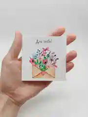 Конфетный открытка мини "Для тебя", 8х8 см