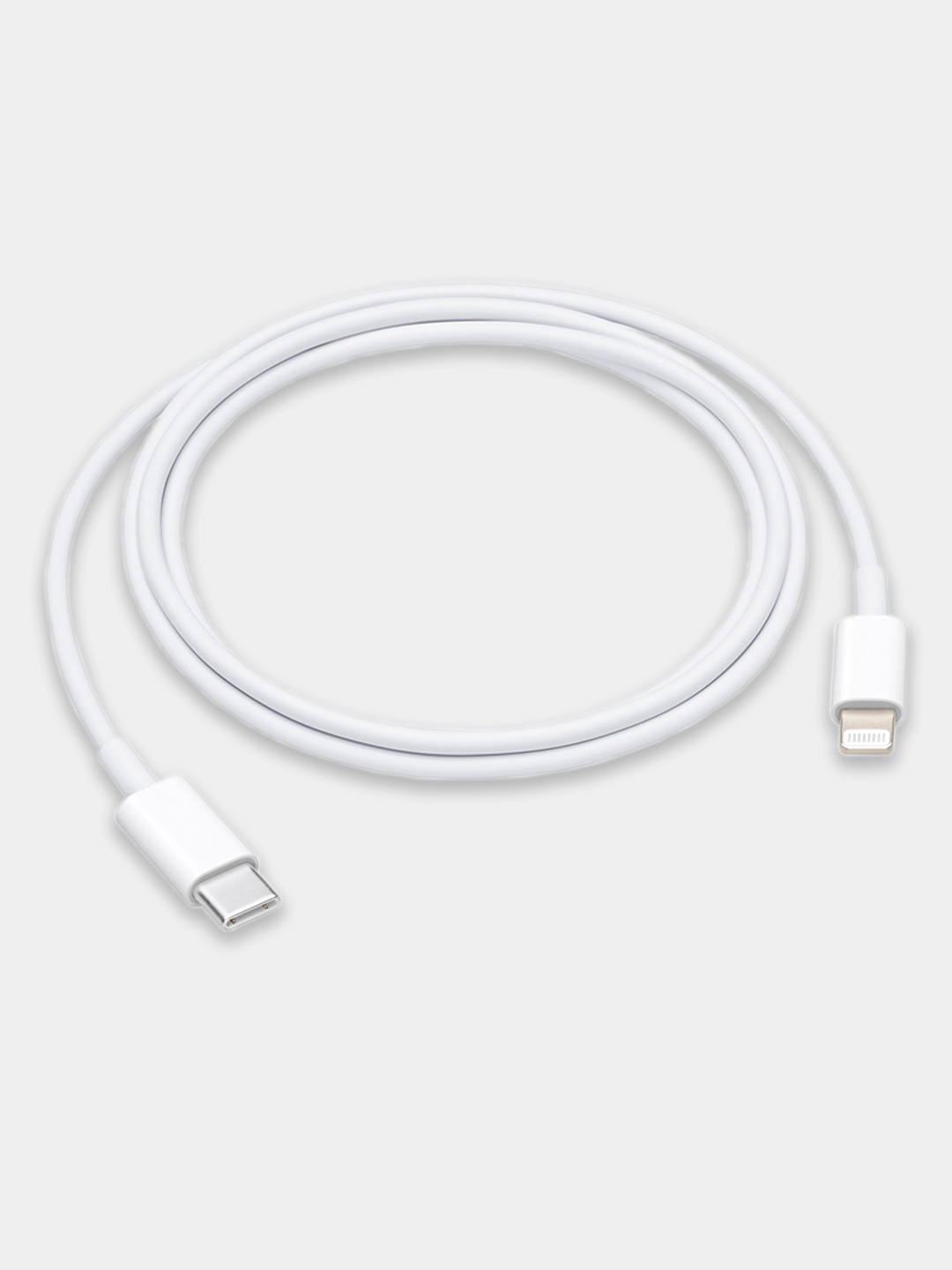 Кабель USB Type-C - Lightning 1м для iPhone, iPad (тайп си лайтнинг айфон,  айпад) белый купить по цене 385 ₽ в интернет-магазине KazanExpress