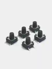 25 штук Кнопка тактовая SMD 6*6*7 мм 4 контакта IT-1102WB микрокнопка
