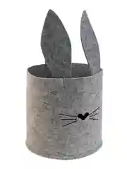 Органайзер для хранения "Корзинка"FUNNY"Серый заяц", 24х24х22см, 8л